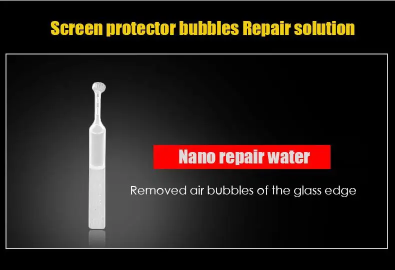 Tempered Glass White Edge Eliminate Liquid For Phone Arc Edge Models