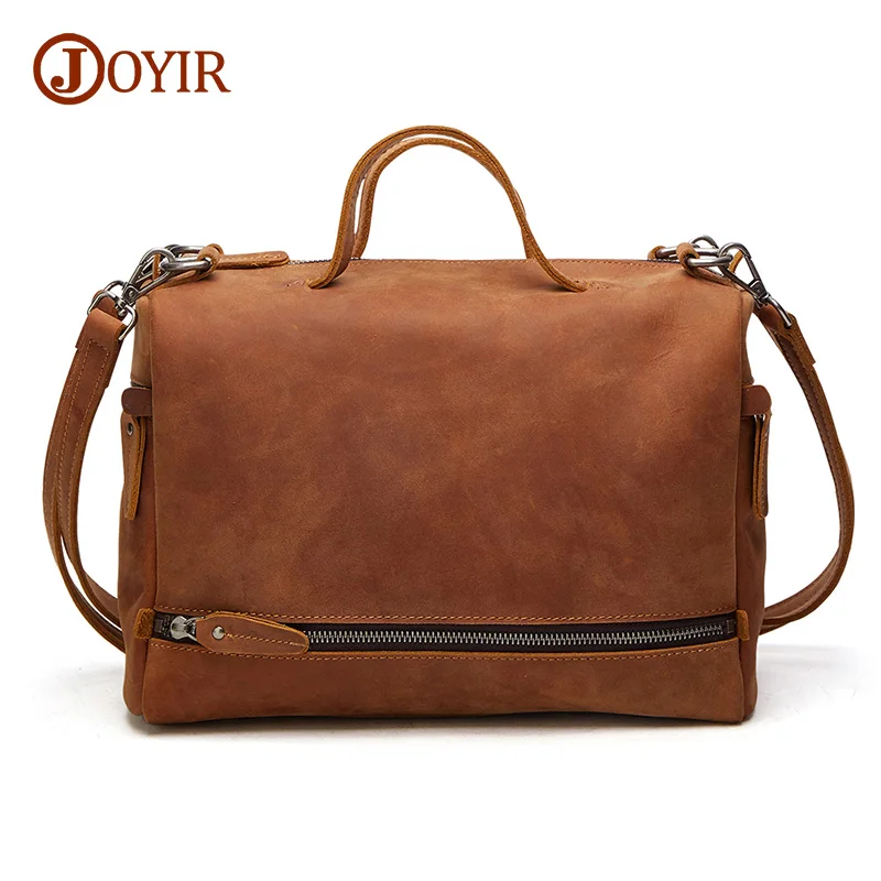 JOYIR Brand New Women&#39;s Shoulder Bag Genuine Leather Vintage Messenger Bag Motorcycle Crossbody ...