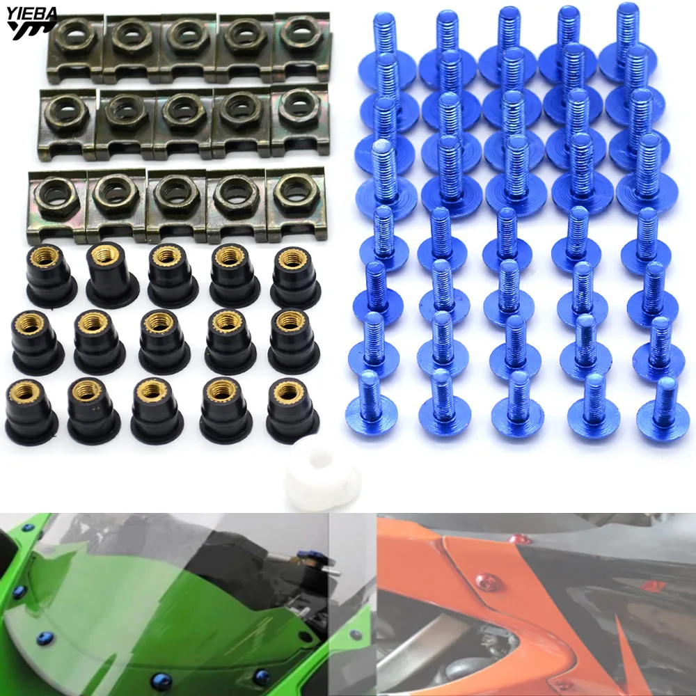 

Motorcycle CNC Windshields Fairing Bolts and Windscreen Bolt for SUZUKI GSX1250 F/SA/ABS GSX1400 GSX 1400 GSX650F GSX 650 F Z800