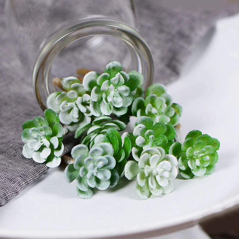 Мини-аксессуары для суккуленты DIY искусственные цветы свадебное украшение