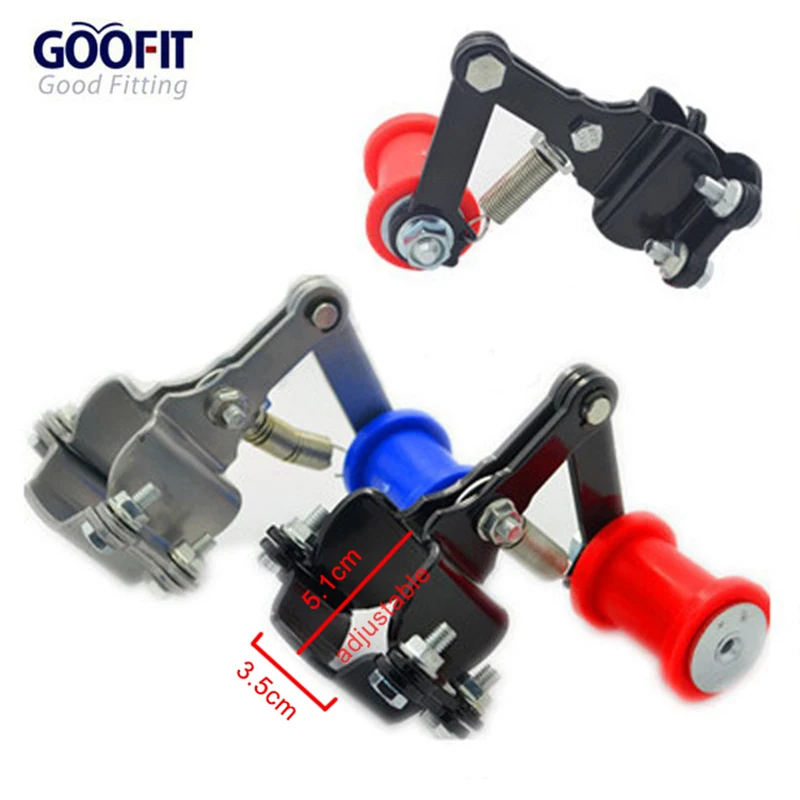 GOOFIT Motorcycle Accessories Modified Adjust Chain Tensioner Automatic