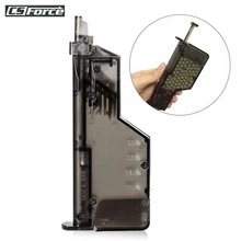 Airsoft Plástico Velocidade BB BB Loader loader 155 Rodadas de Jogos de Guerra de Combate Tático Militar Paintball Caça Acessório Preto