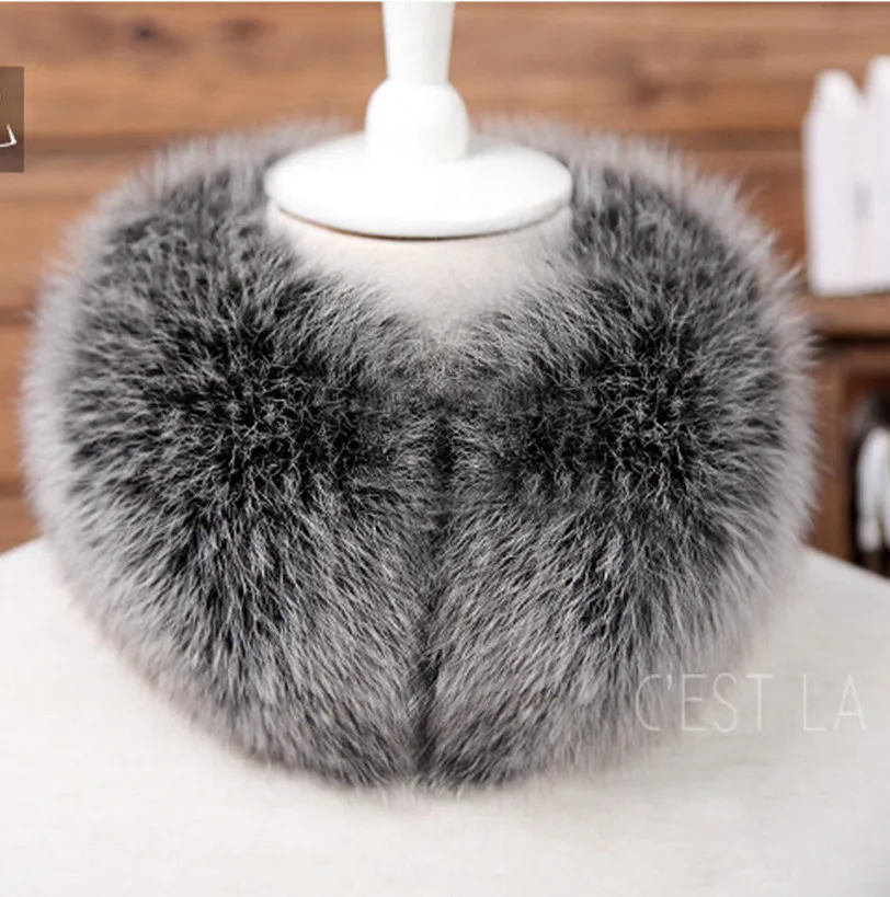 

High imitation fox fur collar faux fur scarves scarf, fake collar, warm winter