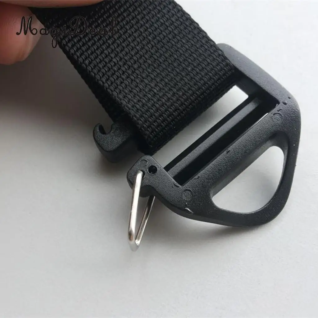 5 Pieces Plastic Webbing Buckle Strap Adjuster Holder Fastener Clip for 25mm Strap Outdoor Backpack Attachment