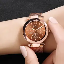 Новинка 2019 года Relogio Feminino модные элегантные сталь для женщин армейский Милитари спортивный Дата аналоговые кварцевые наручные часы Relojes Para