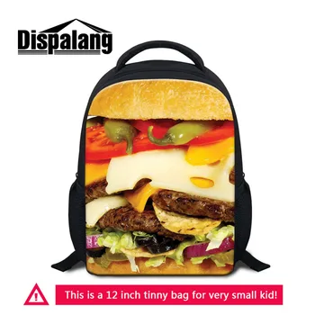 

Dispalang Mini Backpack For Girls Boys Hamburger Pattern Kids School Bag Child Baby Schoolbag Kids Satchel Mochila Infantil