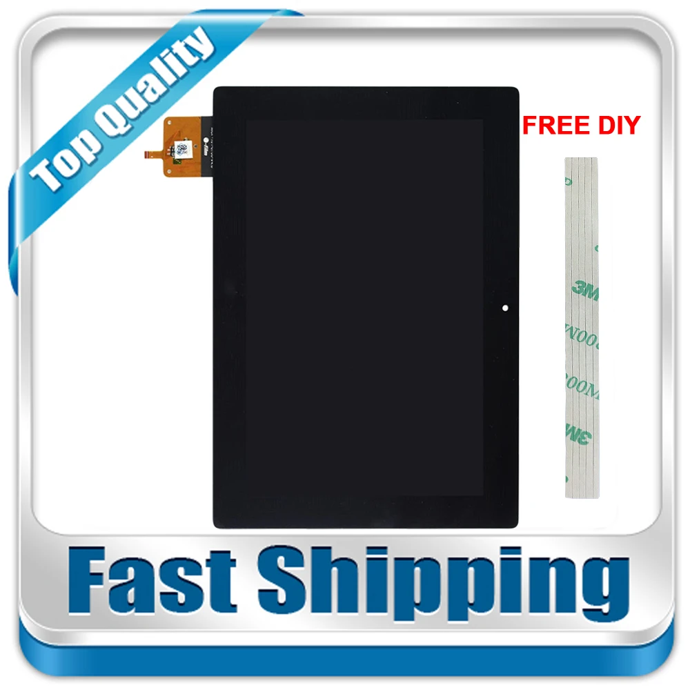 

New For Lenovo IdeaTab S6000 S6000H S6000-H Replacement LCD Display Touch Screen Digitizer Assembly Black 10.1-inch