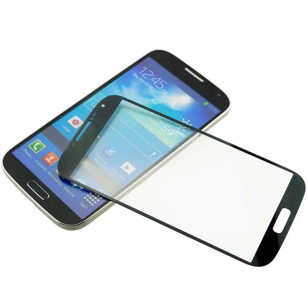 Переднее стекло экран Замена ремкомплекты для samsung Galaxy S4 i9500/i9505 запасные части