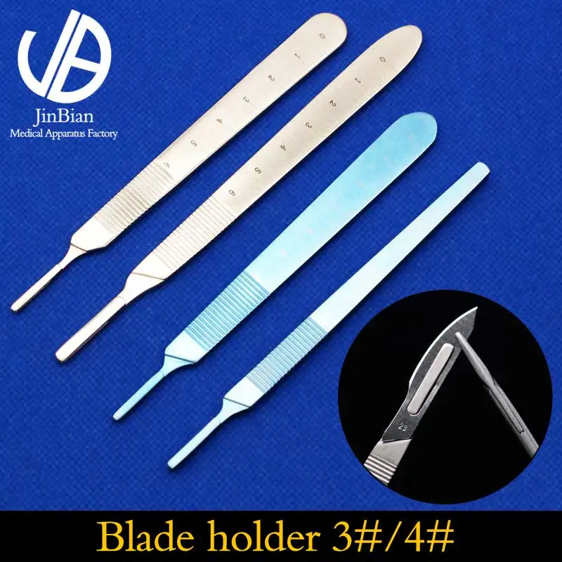 

Operating knife handle 3# 4# titanium alloy blade holder stainless steel surgical operating instrument Surgical tools