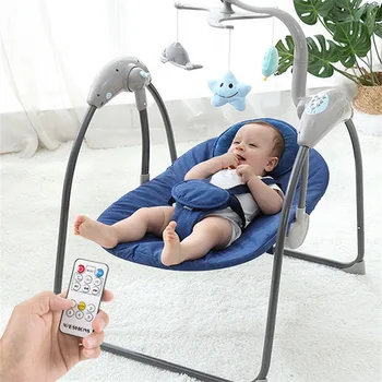 

Baby Swing For Newborns Electric Baby Bouncer Baby Rocking Chair Cradle With Remote Control Baby Jumper
