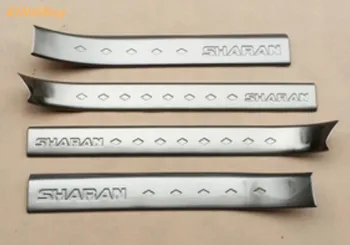 

304 stainless steel Internal Scuff Plate/Door Sill Door Sill fit for 2012-2017 Volkswagen Sharan Car cover