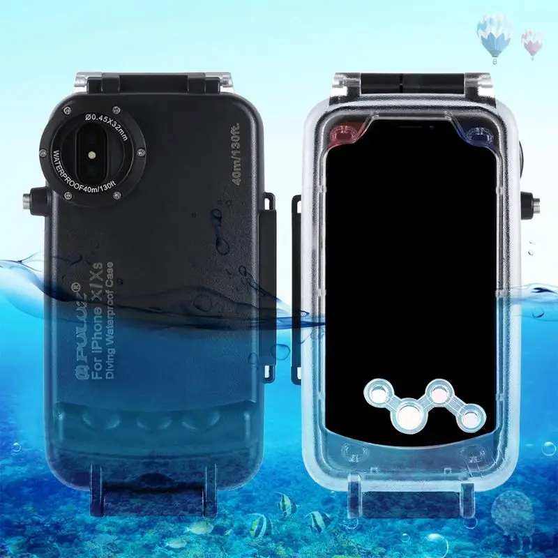 

1 Pc 3 Colors Optional 40M/130FT Underwater Waterproof Diving Swimming Housing Cover Shell Protective Case for Mobile Phones