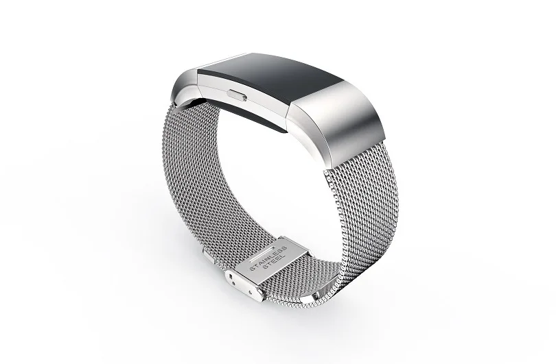 Zuczug прочный и элегантный Milanese Loop Нержавеющая сталь металлические часы ремешок для fitbit заряд 2 золото/серебро/черный /розовое золото