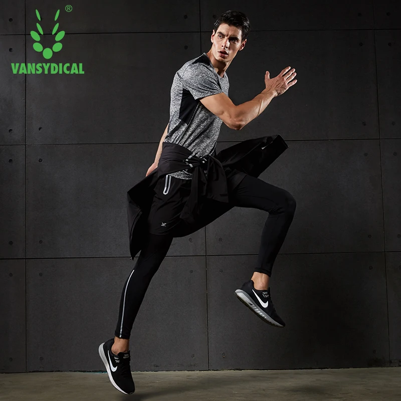 VANSYDICAL новый теплый спортивный костюм 5 шт. Для Мужчин Спортивная ветрозащитный