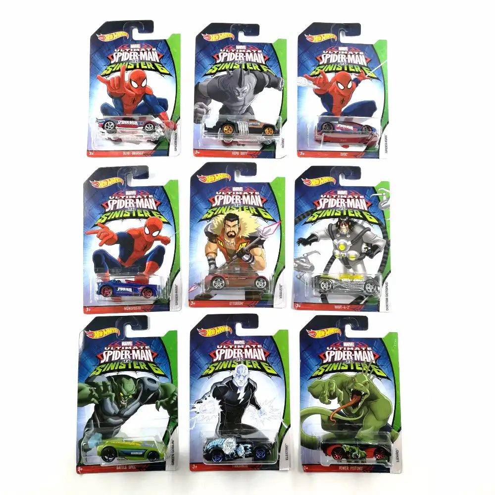 marvel diecast cars
