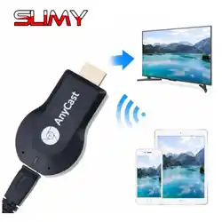 Slimy Anycast EZCast беспроводной HDMI ТВ-карта Chrome Литой 2 Chrome литой Anycast Wi Fi дисплей Miracast DLNA AirPlay TV Электронный ключ-заглушка