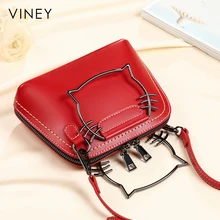 Новинка, женская сумка Viney, кожаная сумка, ins han edition, Джокер, его рука, новые пакеты на коносаменте, сумка через плечо