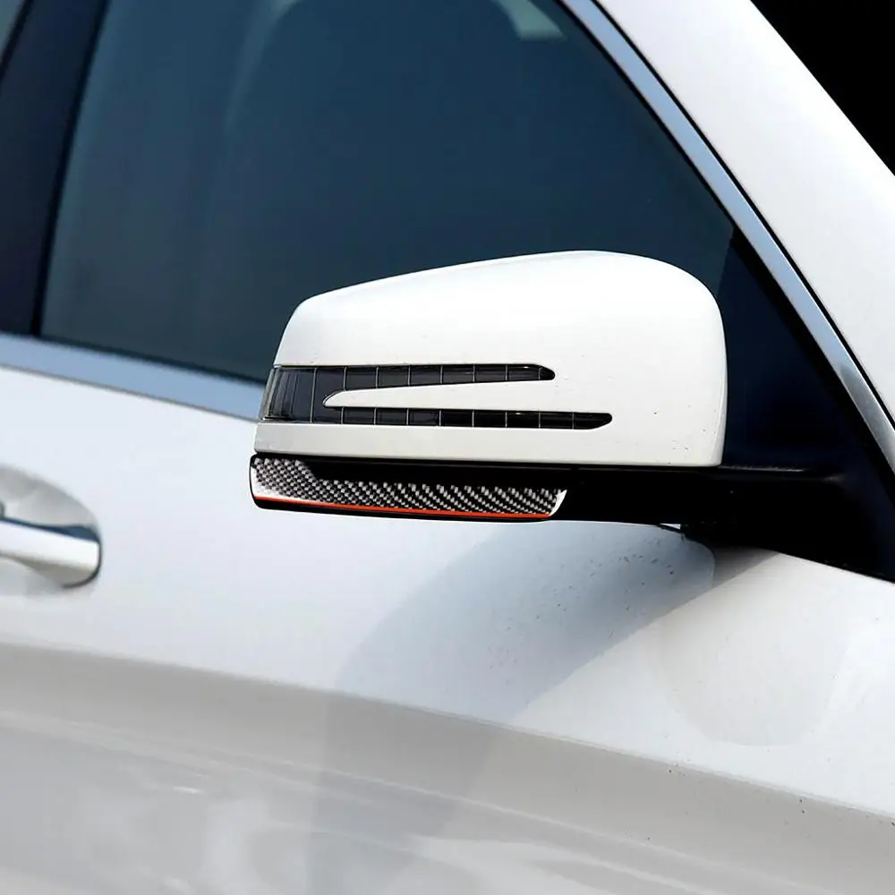 

Carbon Car Styling Moldings for Mercedes Benz W212 W204 CLS CLA Anti-collision Sticker Car Rearview Mirror Sticker Protector