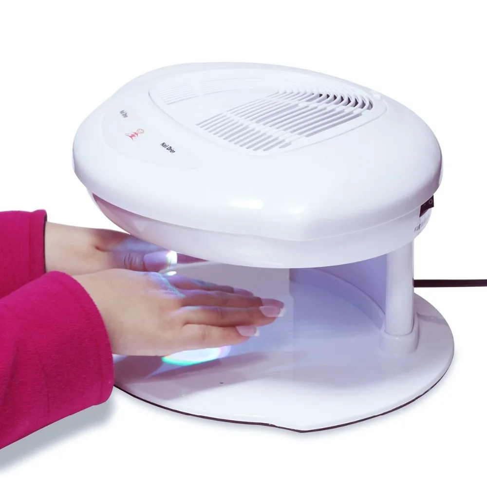 Professional Sensor Fast Nail Polish Dryer Fan Tool Warm&Cool Breeze