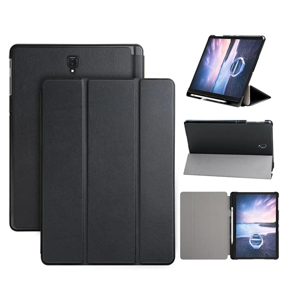 

ForSamsung Galaxy Tab S4 10.5 inch 2019 Wake/Sleep Slim Stand Tablet Case Cover With Pen Holder 20J Drop Shipping Z515
