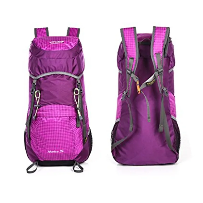 Cena Lekki nylonowy plecak składany na zewnątrz podróży składany plecak 35L wodoodporne ultralekkie torby wspinaczkowe przenośne