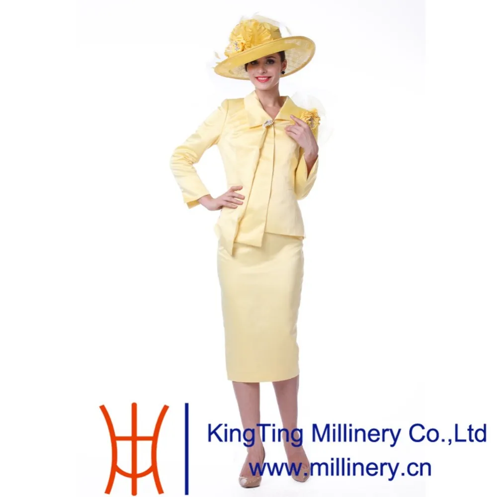Kueeni Women Church Suits 3PCS Dress 
