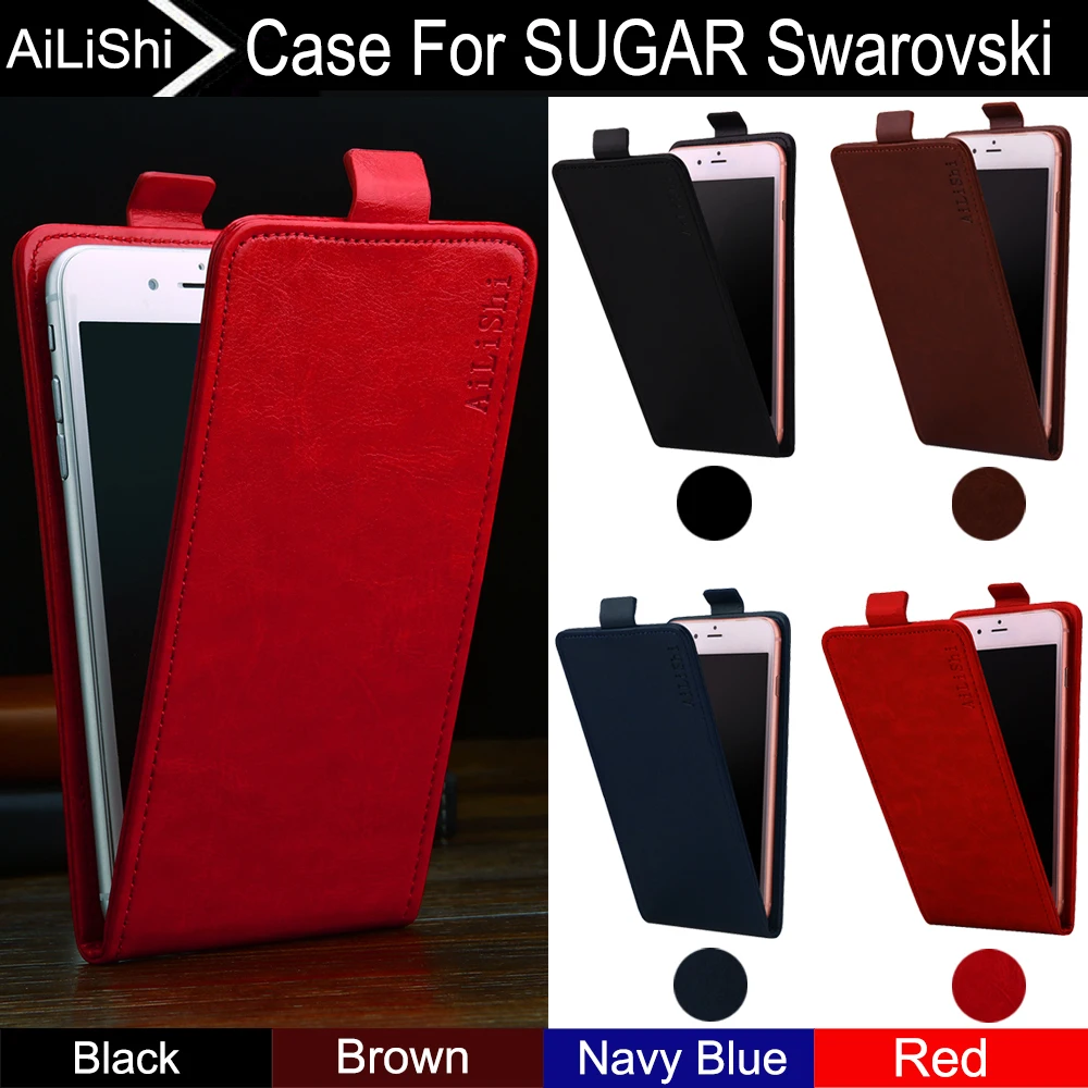AiLiShi For SUGAR Swarovski Case Up And Down Vertical Phone Flip Leather Accessories 4 Colors Tracking In Stock | Мобильные телефоны