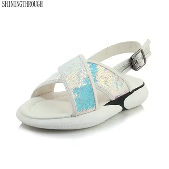 

Women Flats Casual Sandals PU Leather Ladies White Flat Sneakers Shoes Summer Open Toe Fashion Women Shoes Large Size 42 43