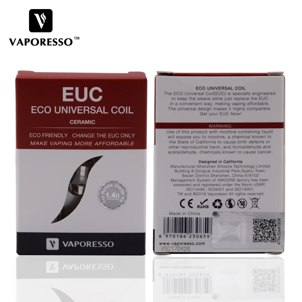 Оригинальная спираль Vaporesso Для Aurora Ceramic ss316 Vape Kit Core чистый вкус электронная