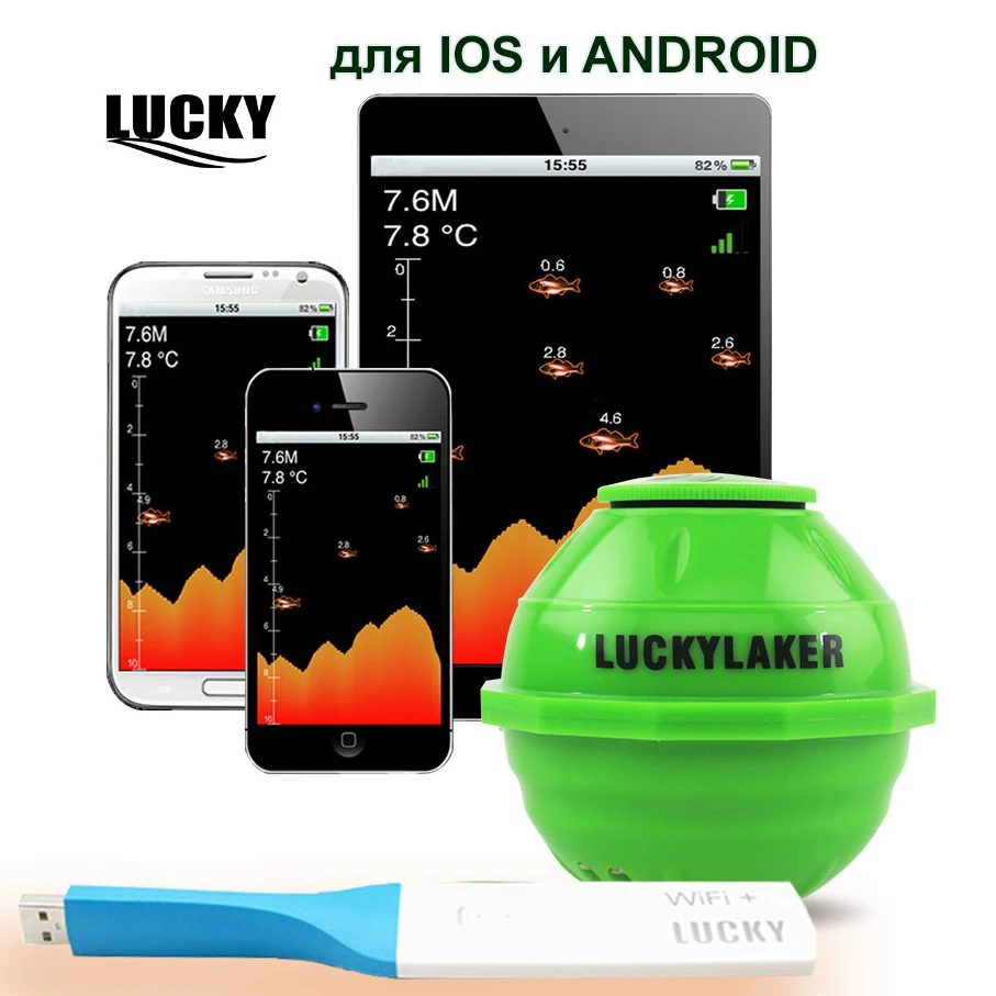 “ Eco-metros de Profundidade Fishfinder Melhor Alarme da Mar