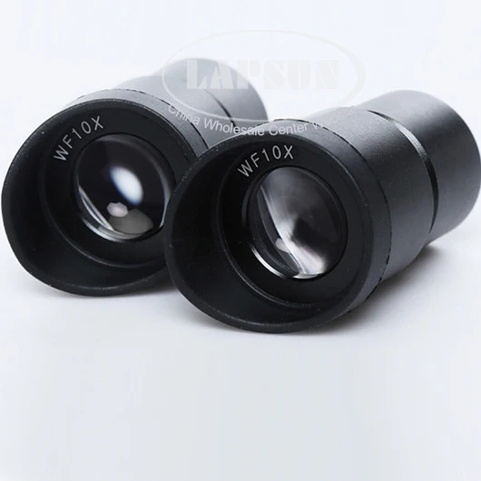 1 Pair Widefield Wide Field WF10X / 20 10X 20mm Eyepiece Lens Adapter