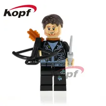 50 шт. XH 580 Ходячие мертвецы Супер Герои дерил Диксон мичонн Рик Граймс дерил Диксон Кирпичи Строительные блоки Детские Подарочные игрушки