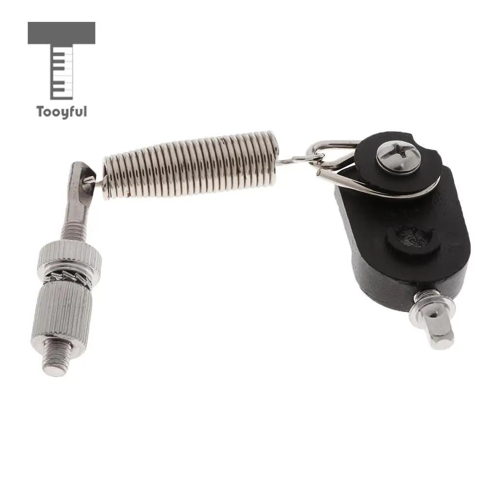 Tooyful Durable 1 Set Bass Drum Foot Pedal Spring Cam with D-ring Springs Tensioner for Drummer