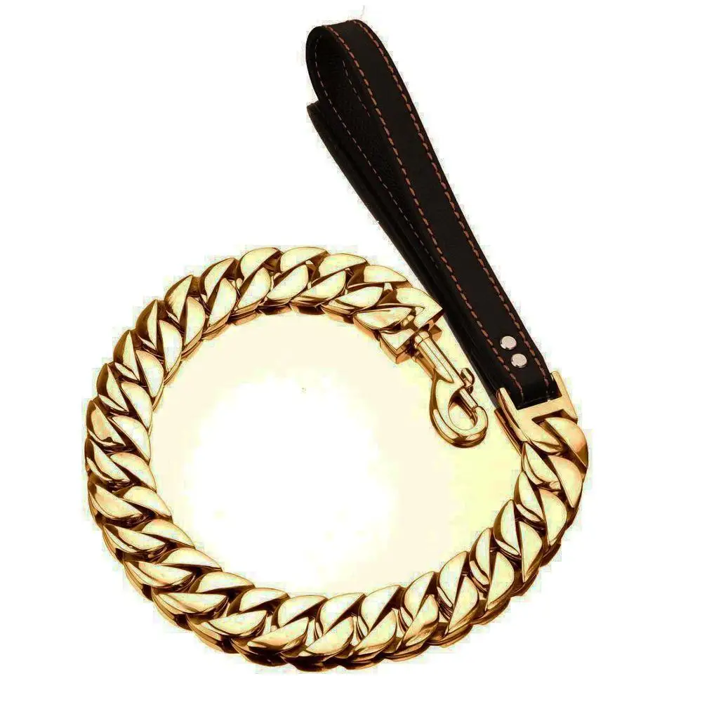 30 мм преувеличенный тяжелый тон большой ошейник для кубинских собак Тяговая