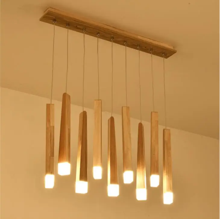 Современный подвесной светильник для кухни LukLoy с деревянной ручкой, подвесной светильник для столовой, подвесной светильник, светильник для кухни в скандинавском стиле