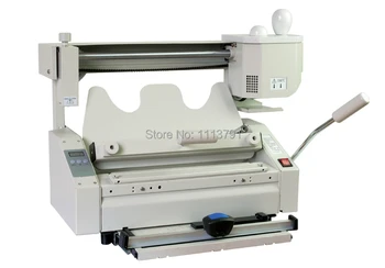 

Rongda JB-4 Small desktop manually installed plastic, bookbinding machine + With Indentation machine function