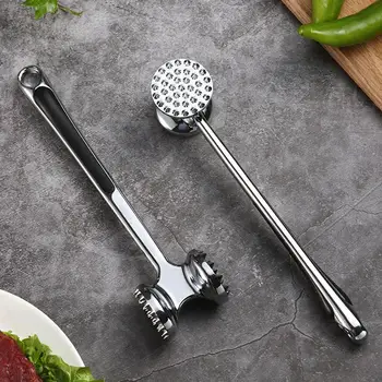 

High-grade Stainless Steel Beef Meat Hammer loose Meat Steak Meat Hammer Smashing Meat Tenderizer Pounders