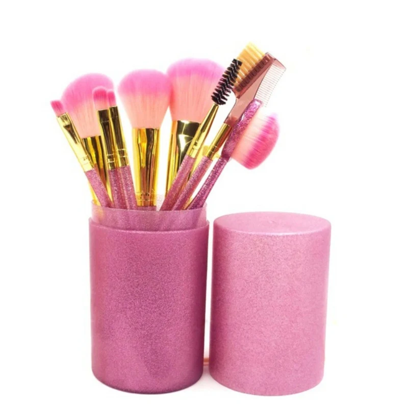 

9 Pcs New Make Up Brushes Kit Eyeshadow Brush Foundation Brush With a Box