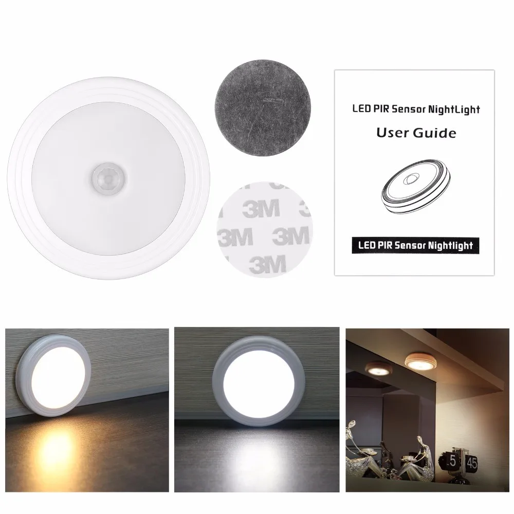 2016-New-Magnetic-Infrared-IR-Motion-Sensor-LED-Wall-Lights-Night-Light-Warm-White-Cool-White