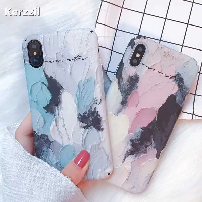 Винтажный чехол для телефона Kerzzil с абстрактным рисунком iPhone 7 Plus модный жесткий