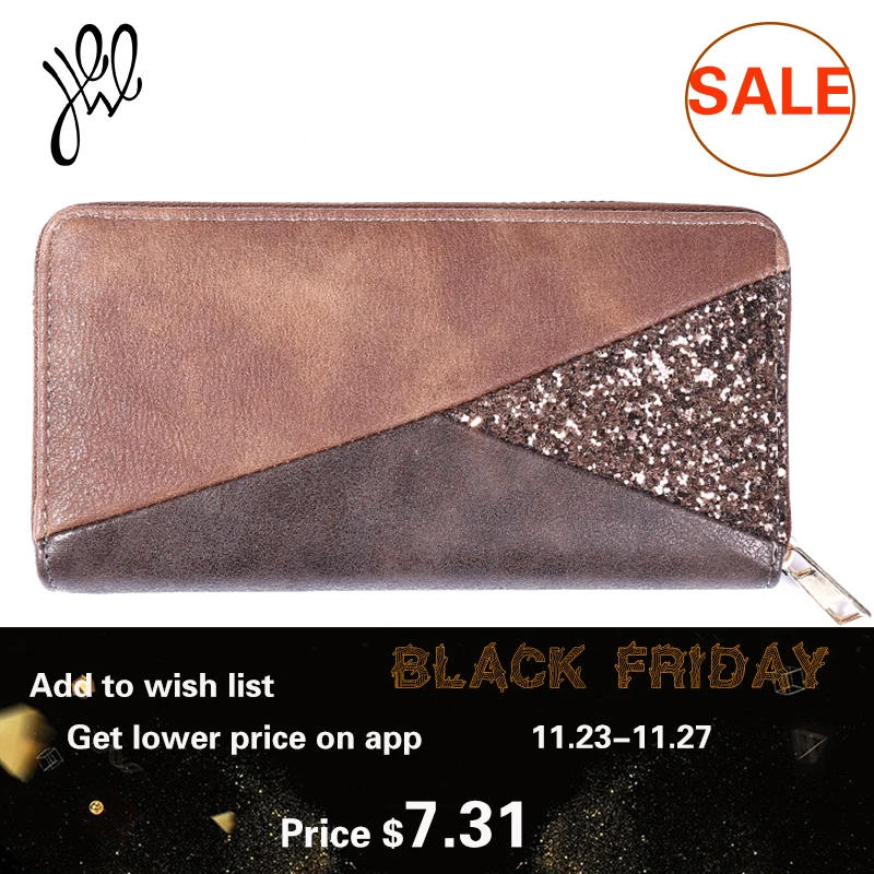 

Fashion Women Wallet 2019 Long Zipper Wallets PU Leather Lady Purse Card&Phone Holder Money Handbags Wholesale Wallets 500597
