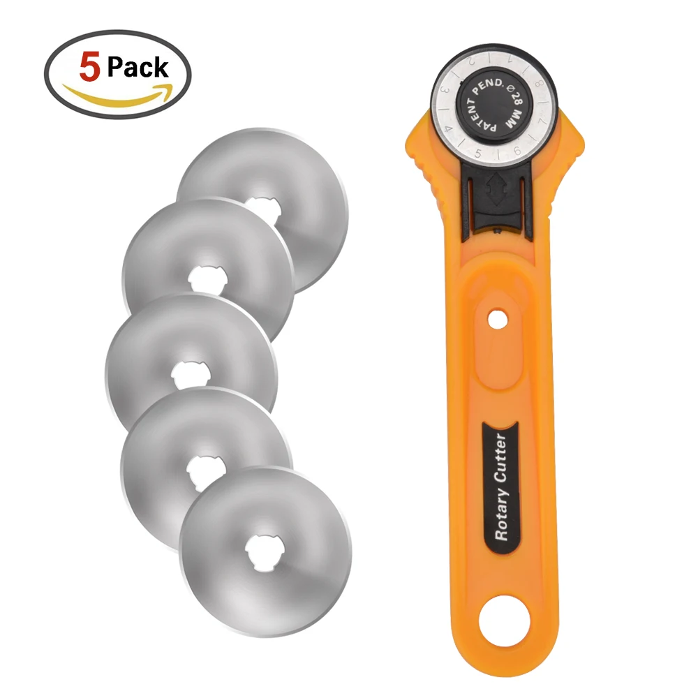 

28mm Rotary Cutter Leather Crafting Tools Fabric Paper Circular Cut Replacement Blades Patchwork Leather Piecing Sewing Tools