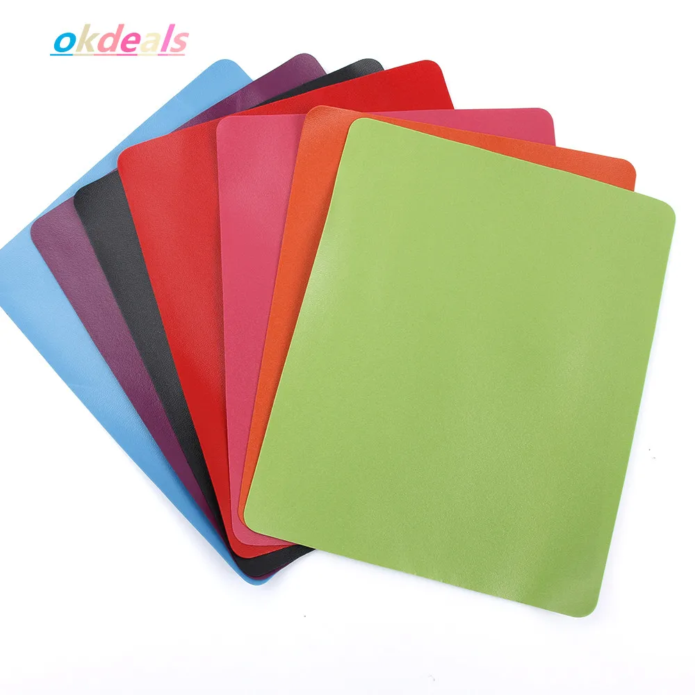 Anti Slip Rubber Mouse Pad 8 colors rectangle Mouse Pads Mats For