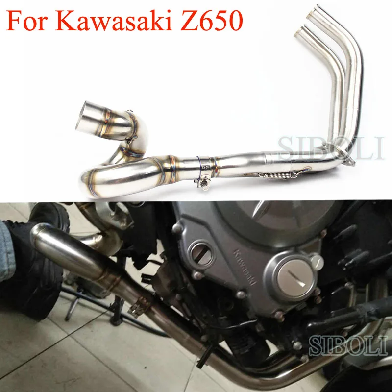

NINJA650 Z650 Motorcycle Stainless Steel Exhaust Full System Pipe Muffler Header 51mm Inlet Without Muffler For KAWASAKI Z650