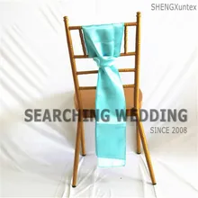 Атласное кресло створки чехлы для стульев Chiavari украшение для свадебного банкета