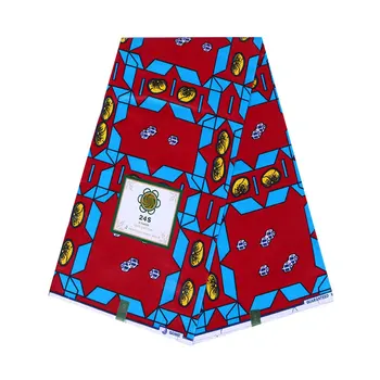 

Ankara Wax Fabric Real Print Guaranteed African Wax Fabrics Veritable Block Printed Cotton Ghana Nigerian Pagne Cloth for Dress