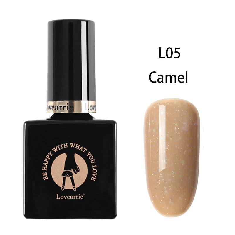 Lovcarrie Nude розовый УФ-гель для ногтей Neon Vernis Полупостоянный Гель-лак для маникюра Лак для ногтей геллак для ногтей - Цвет: L05