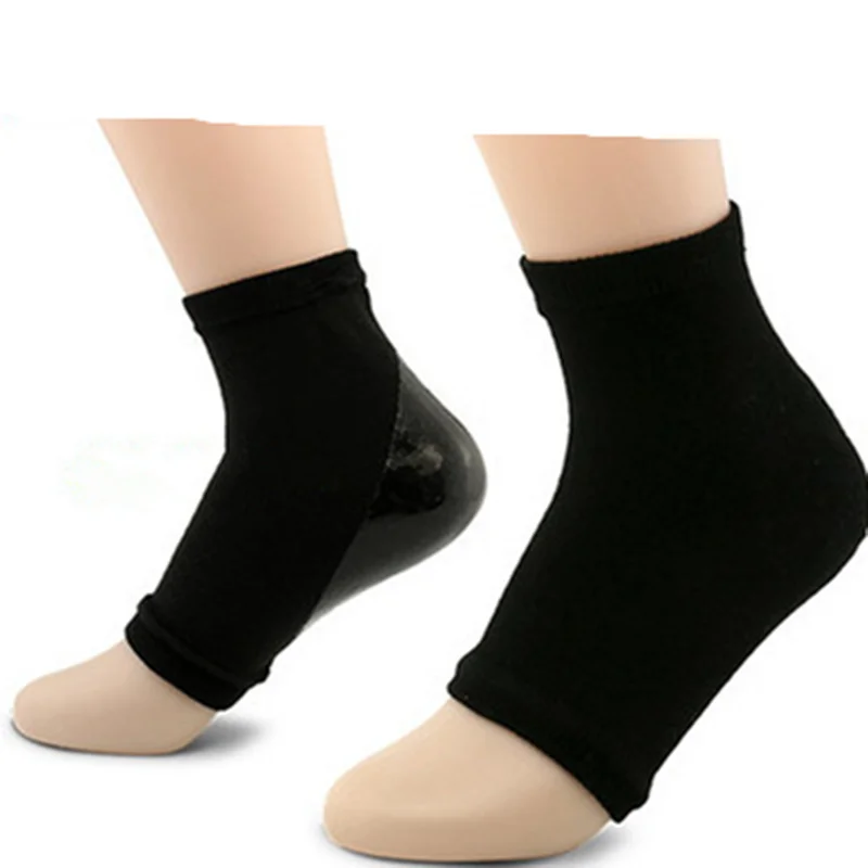 1 Pair Unisex Heel Socks for Prevent Foot Cracked Skin Moisturising Open Toe Recovery Socks