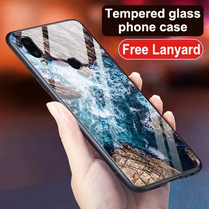 Чехол из закаленного стекла для Mei zu Note 9 Capa Case Мягкий силиконовый чехол жесткий чехол 6,2 ''для Mei zu Note9 M923Q Чехлы Coque shell - Цвет: A1