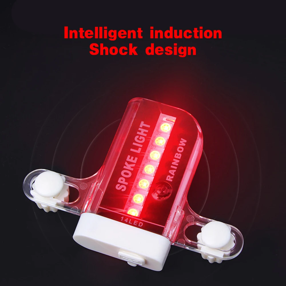 30 pattern Bike lights LED Bicycle decorative lights Riding cool Hot wheels warning light spoke lights Mountain Bike accessories